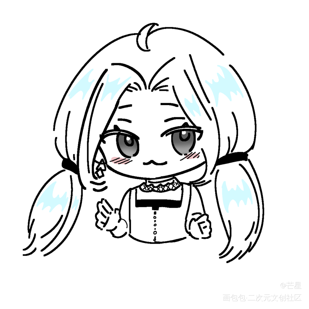Oc星河_彩色漫画绘画作品