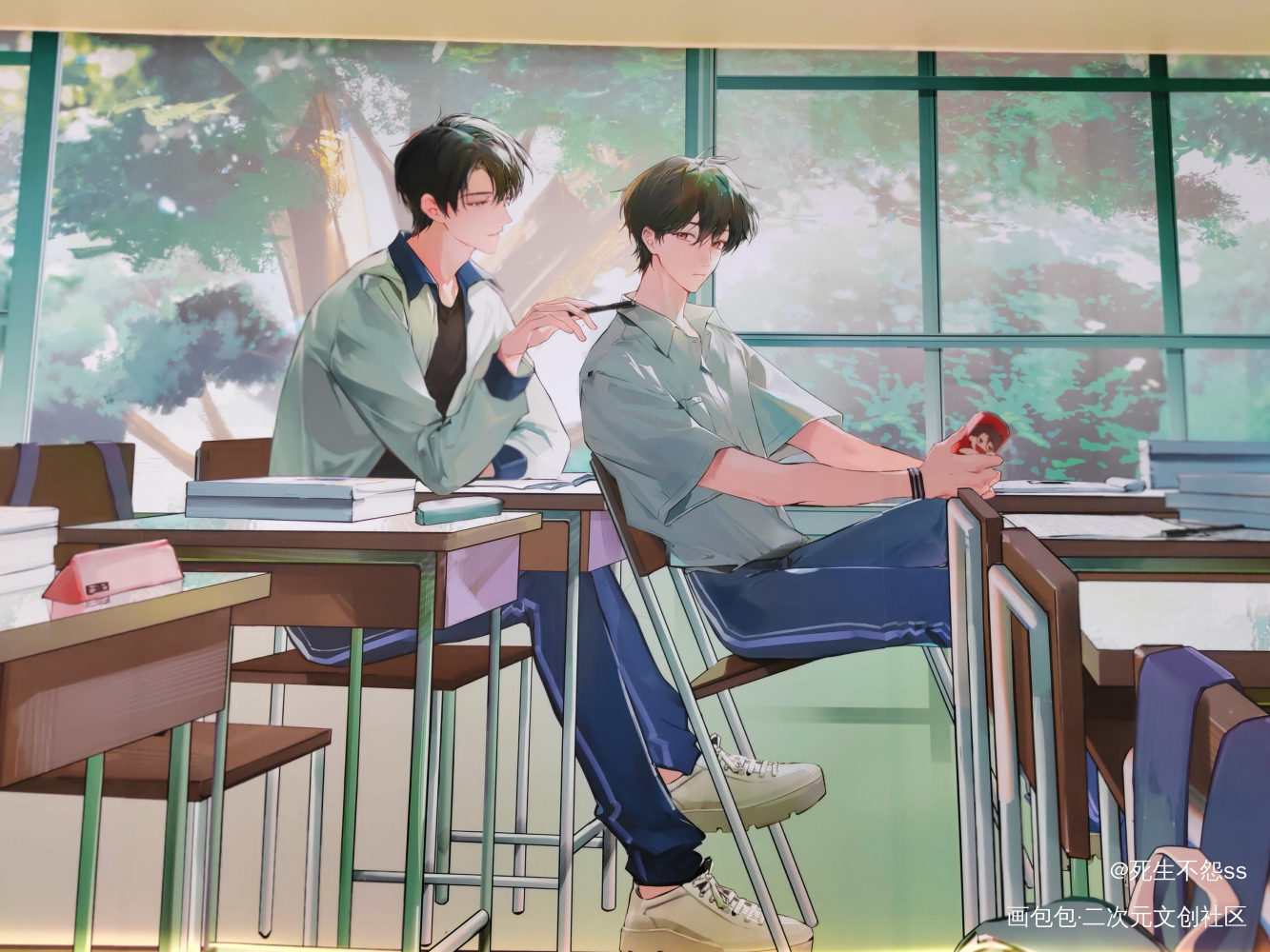某某主题餐厅第七弹_某某绘画作品