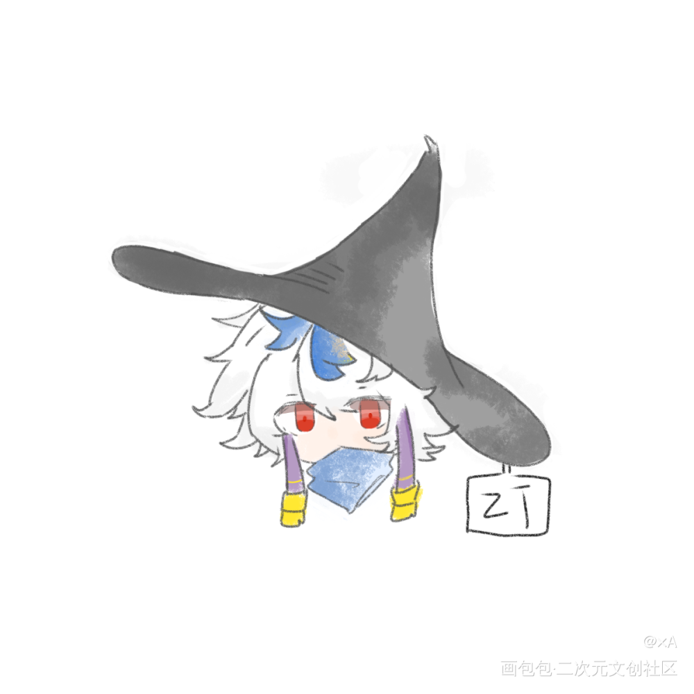 光遇巫师_光遇板绘涂绘画作品
