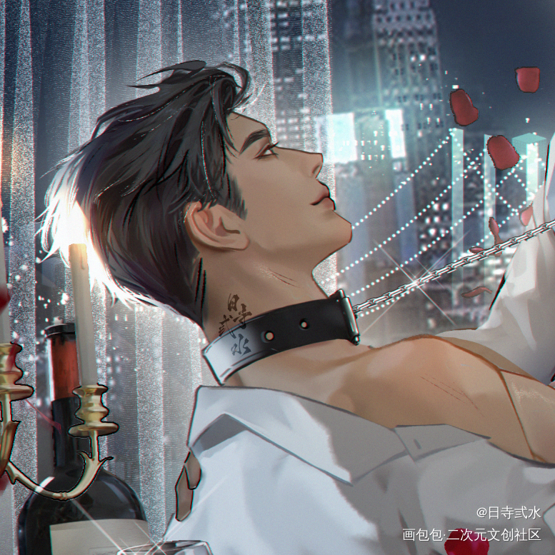 原顾_188男团原炀·针锋对决顾青裴·针锋对决绘画作品
