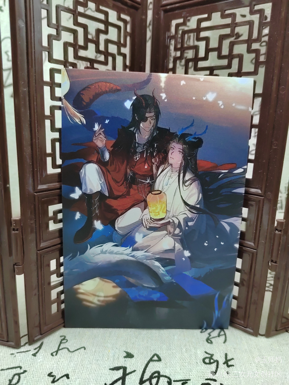 _天官赐福授权返图花怜花城·天官赐福谢怜·天官赐福古风绘画作品
