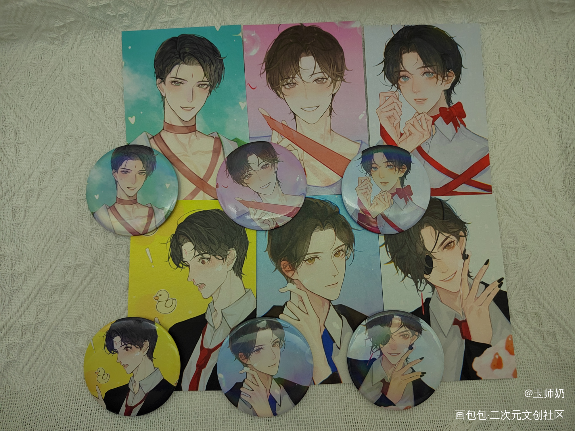_人渣反派自救系统授权返图冰秋花怜忘羡洛冰河·人渣反派自救系统绘画作品