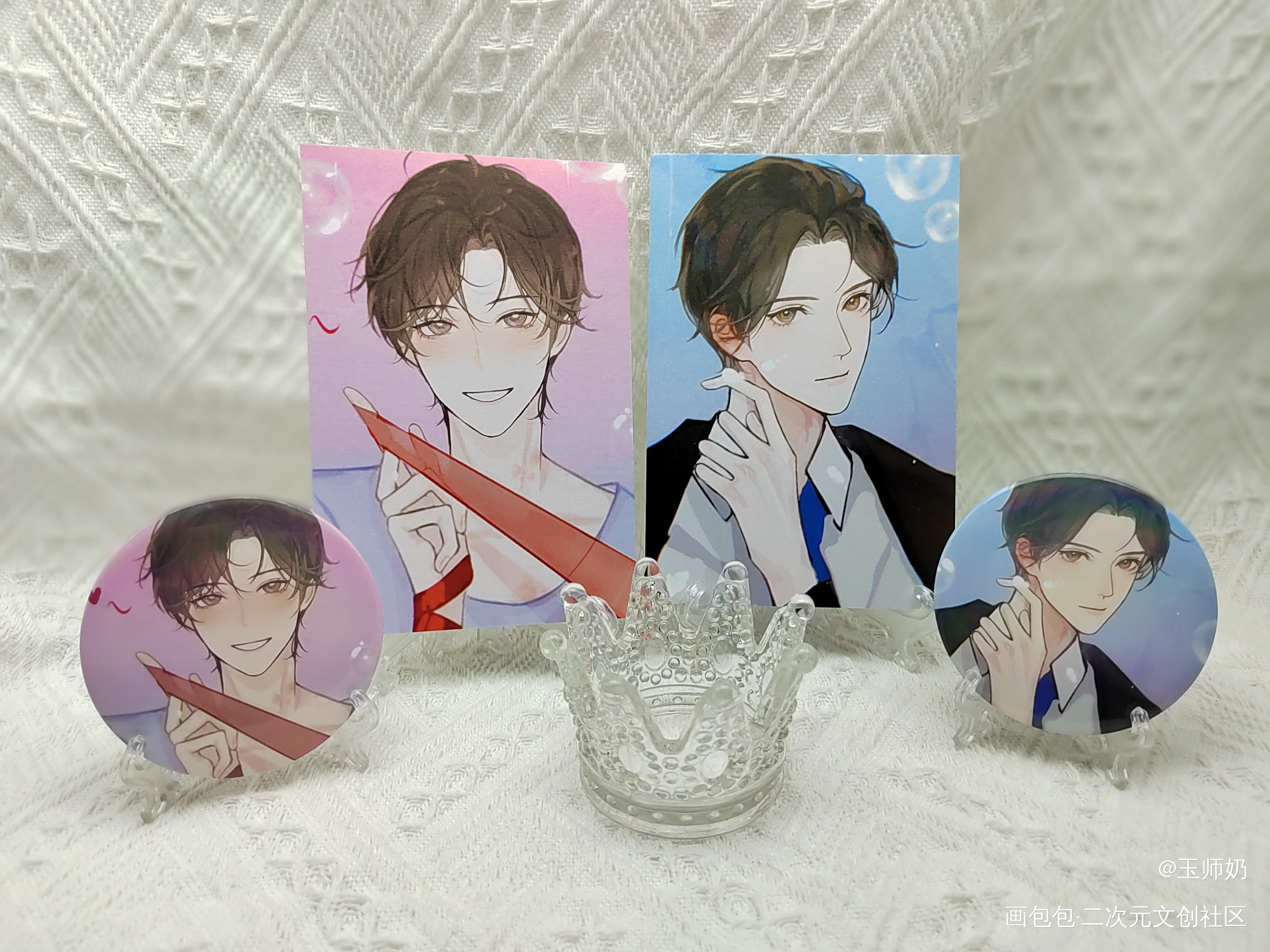 _魔道祖师授权返图冰秋花怜忘羡蓝忘机·魔道祖师绘画作品