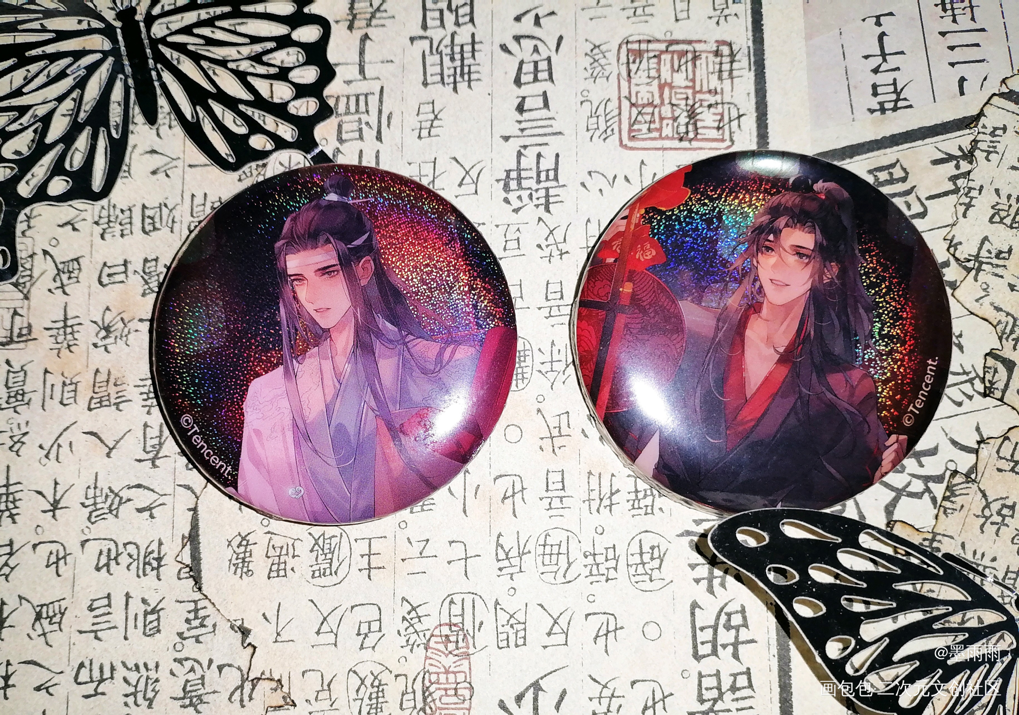 _魔道祖师周边秀谢怜·天官赐福沈清秋·人渣反派自救系统蓝忘机·魔道祖师魏无羡·魔道祖师绘画作品