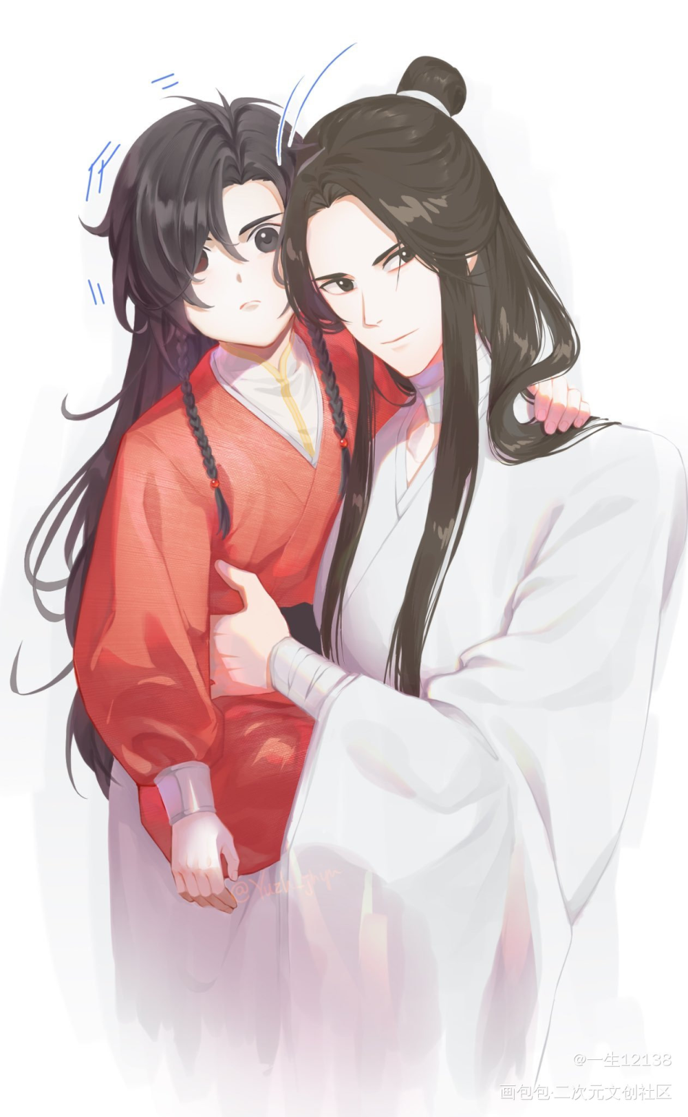 _天官赐福花城·天官赐福谢怜·天官赐福绘画作品