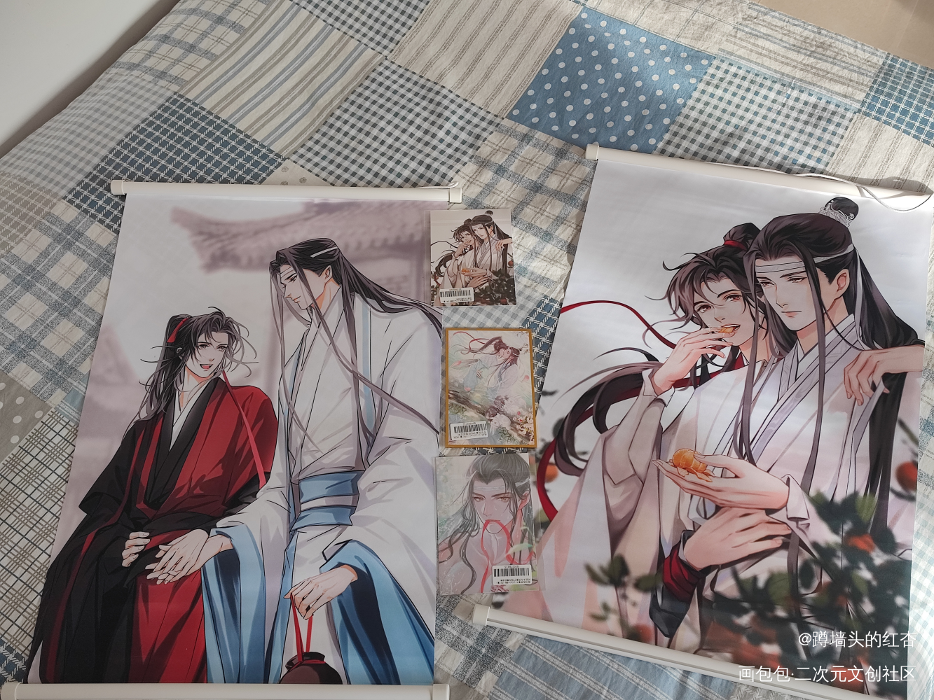 美死了哈哈_魔道祖师授权返图忘羡蓝忘机魏无羡绘画作品