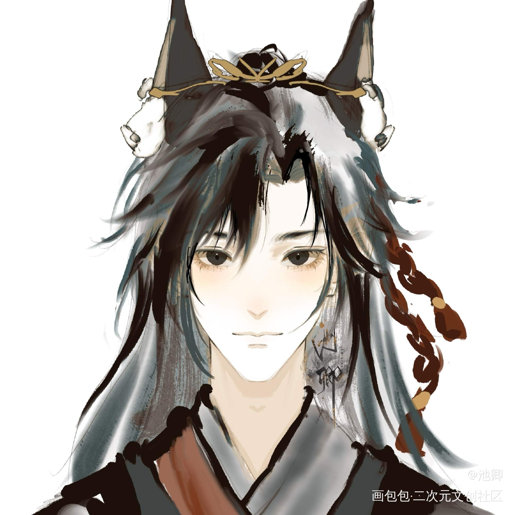 _魔道祖师忘羡绘画作品