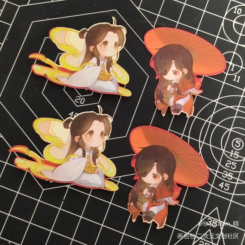 裁了满小饱的包装袋_花城·天官赐福谢怜·天官赐福沈清秋·人渣反派自救系统蓝忘机·魔道祖师魏无羡·魔道祖师绘画作品
