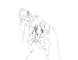 吃吃_绘画作品