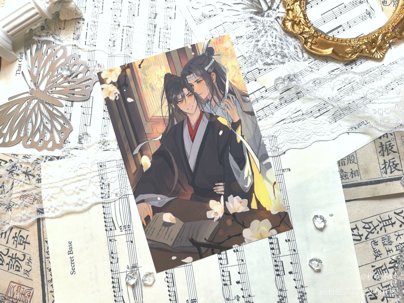 _魔道祖师蓝忘机·魔道祖师魏无羡·魔道祖师绘画作品
