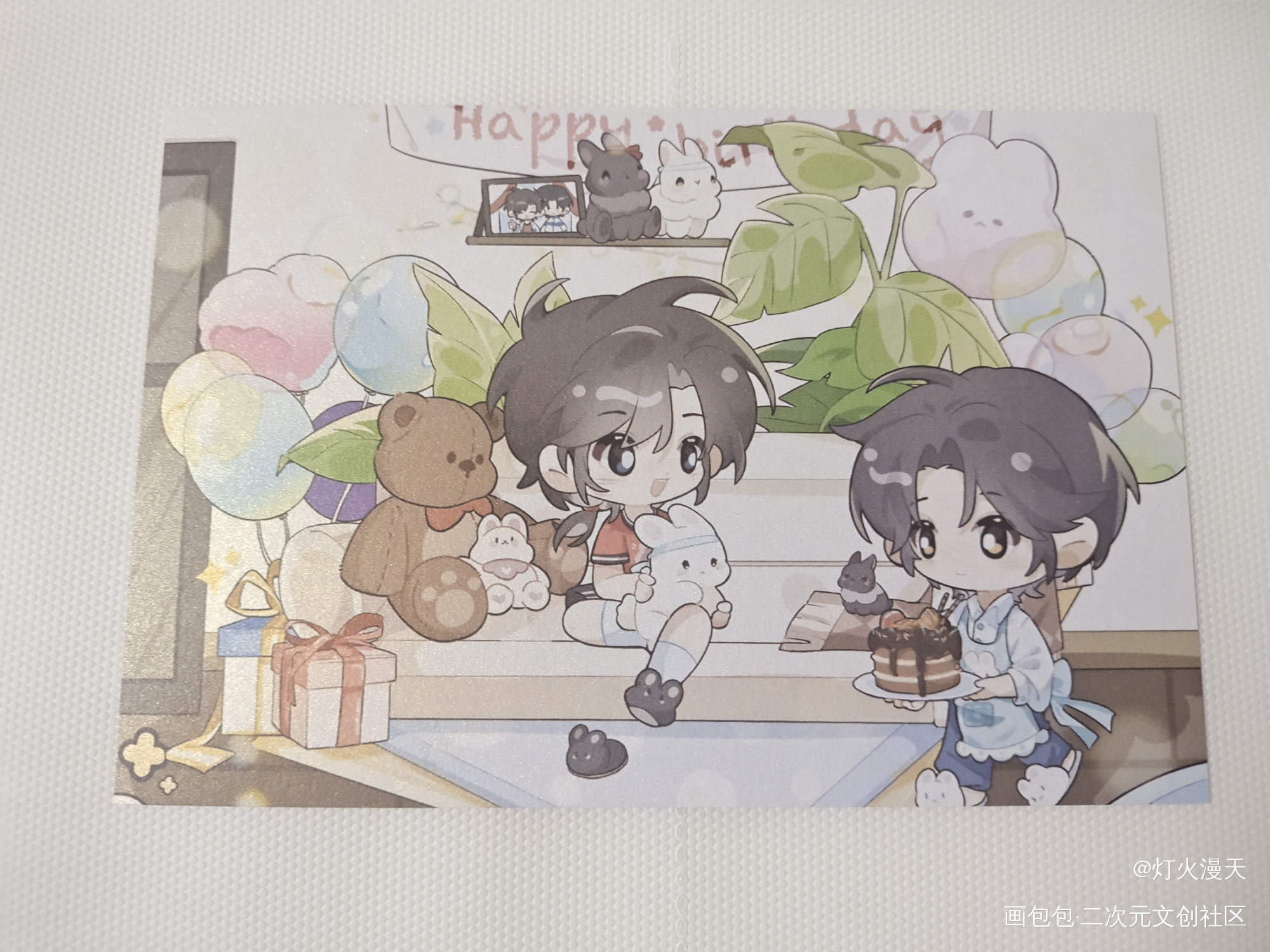 真的太可爱啦（*/∇＼*）_魔道祖师无料返图绘画作品