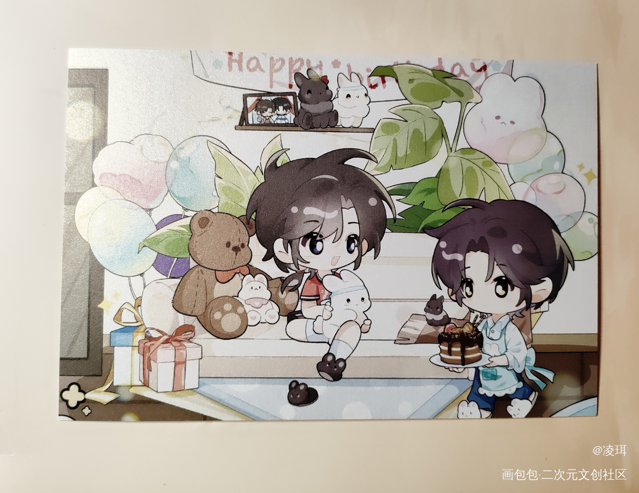 可可爱爱_魔道祖师无料返图绘画作品