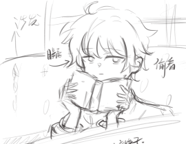 小狗想要亲亲！_绘画作品