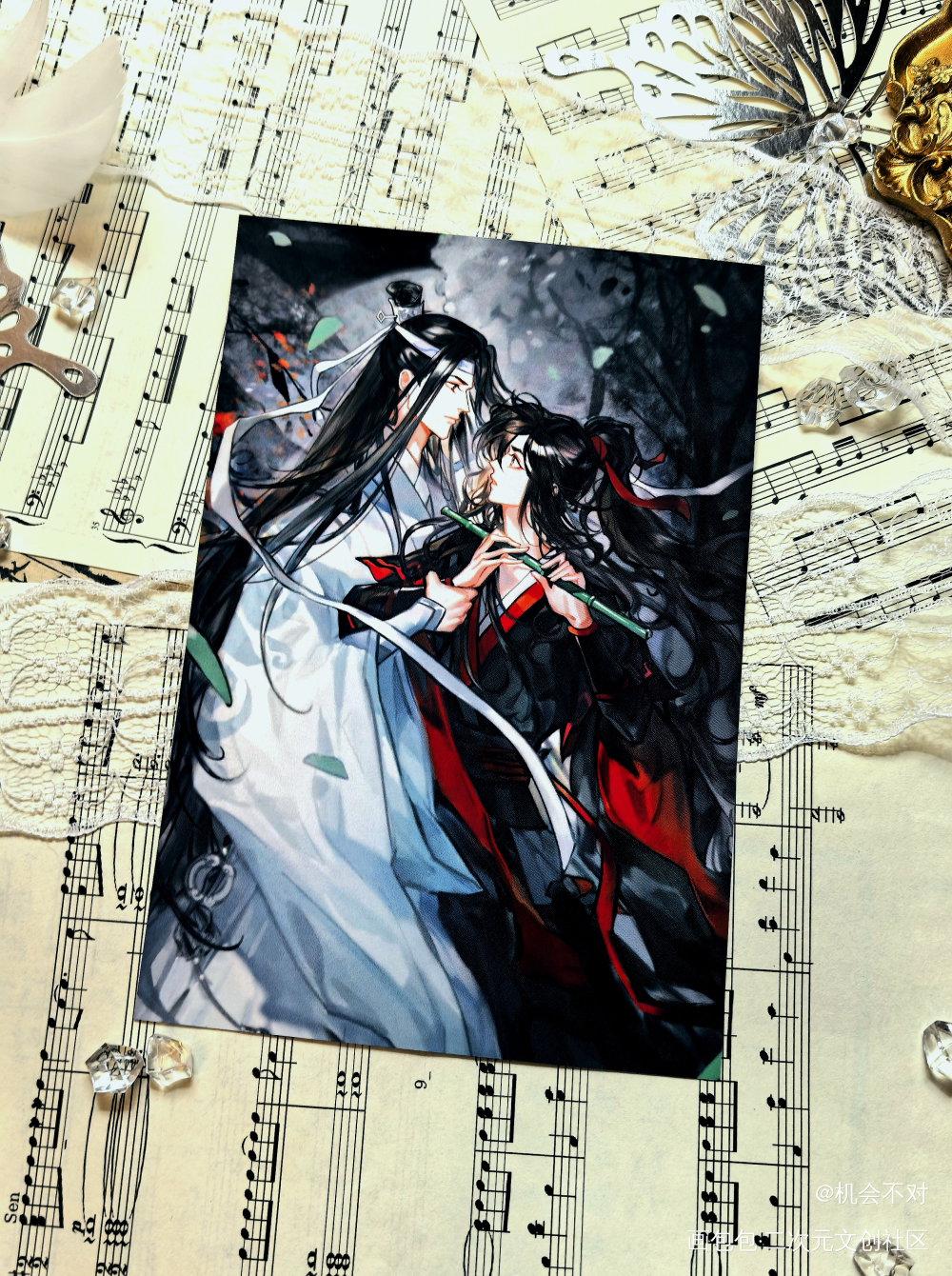 _魔道祖师蓝忘机·魔道祖师魏无羡·魔道祖师绘画作品