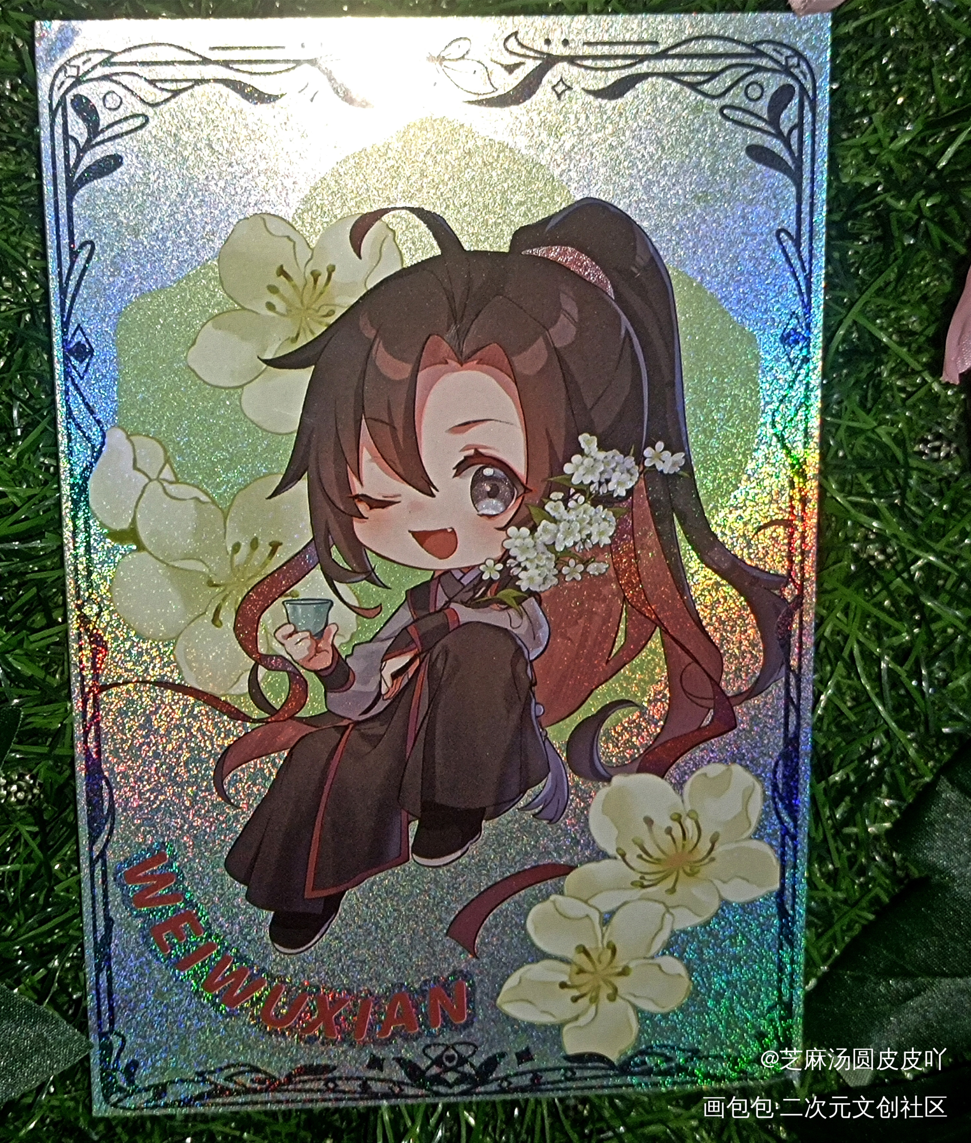 春花忘羡，可可爱爱_魔道祖师忘羡蓝忘机·魔道祖师魏无羡·魔道祖师绘画作品