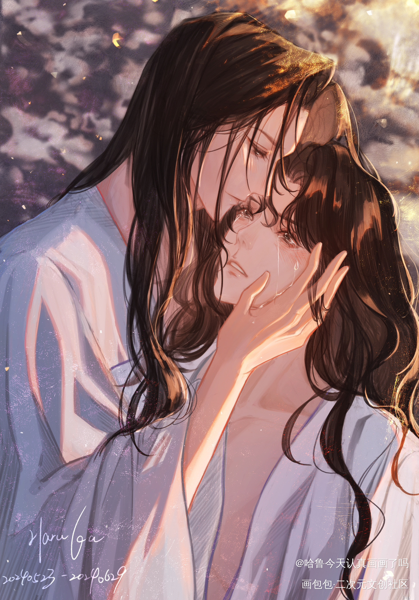 “长庚……长庚别怕，义父在呢。” _杀破狼长顾长庚顾昀绘画作品