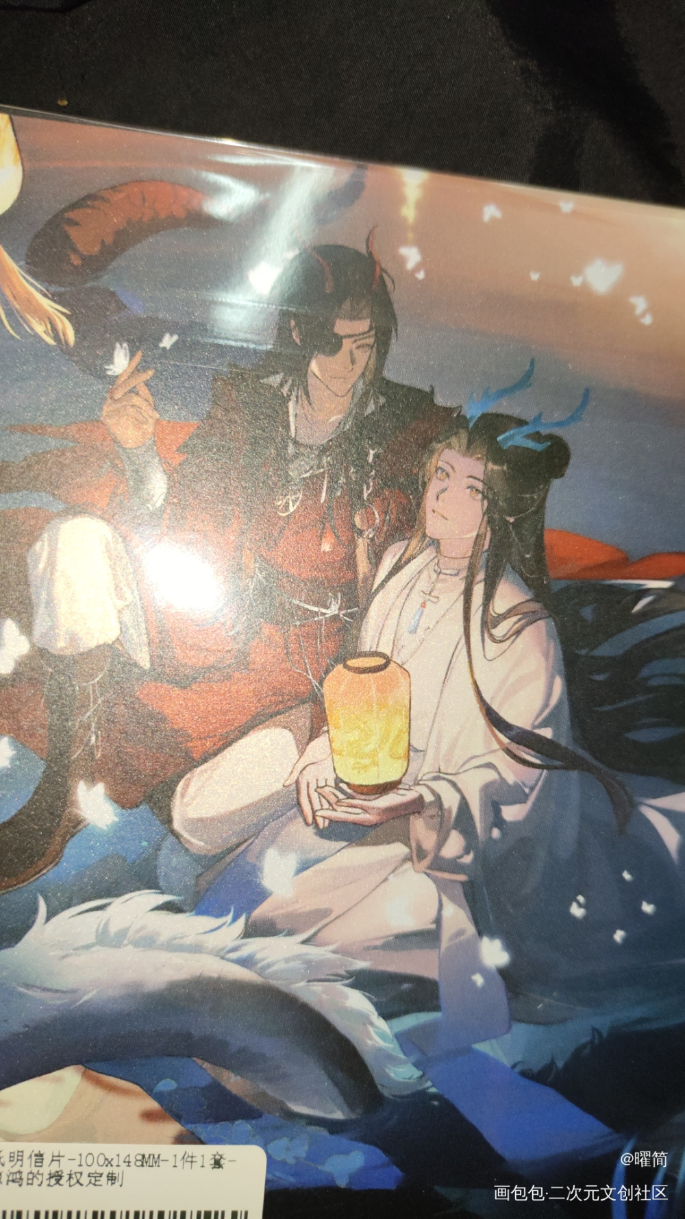 _天官赐福授权返图花怜绘画作品
