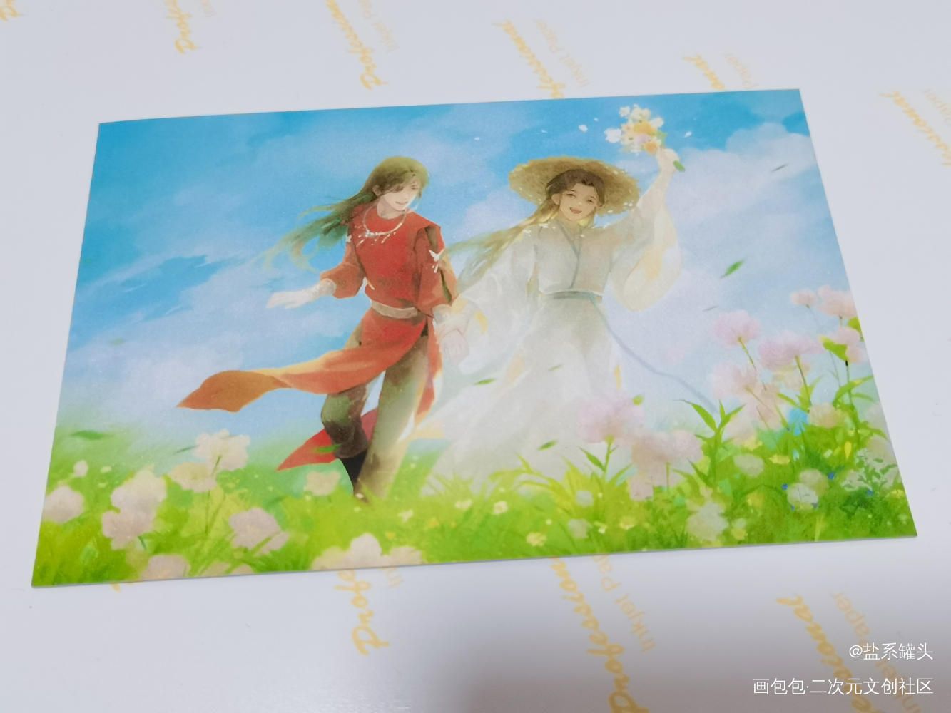 _天官赐福授权返图花城·天官赐福谢怜·天官赐福绘画作品