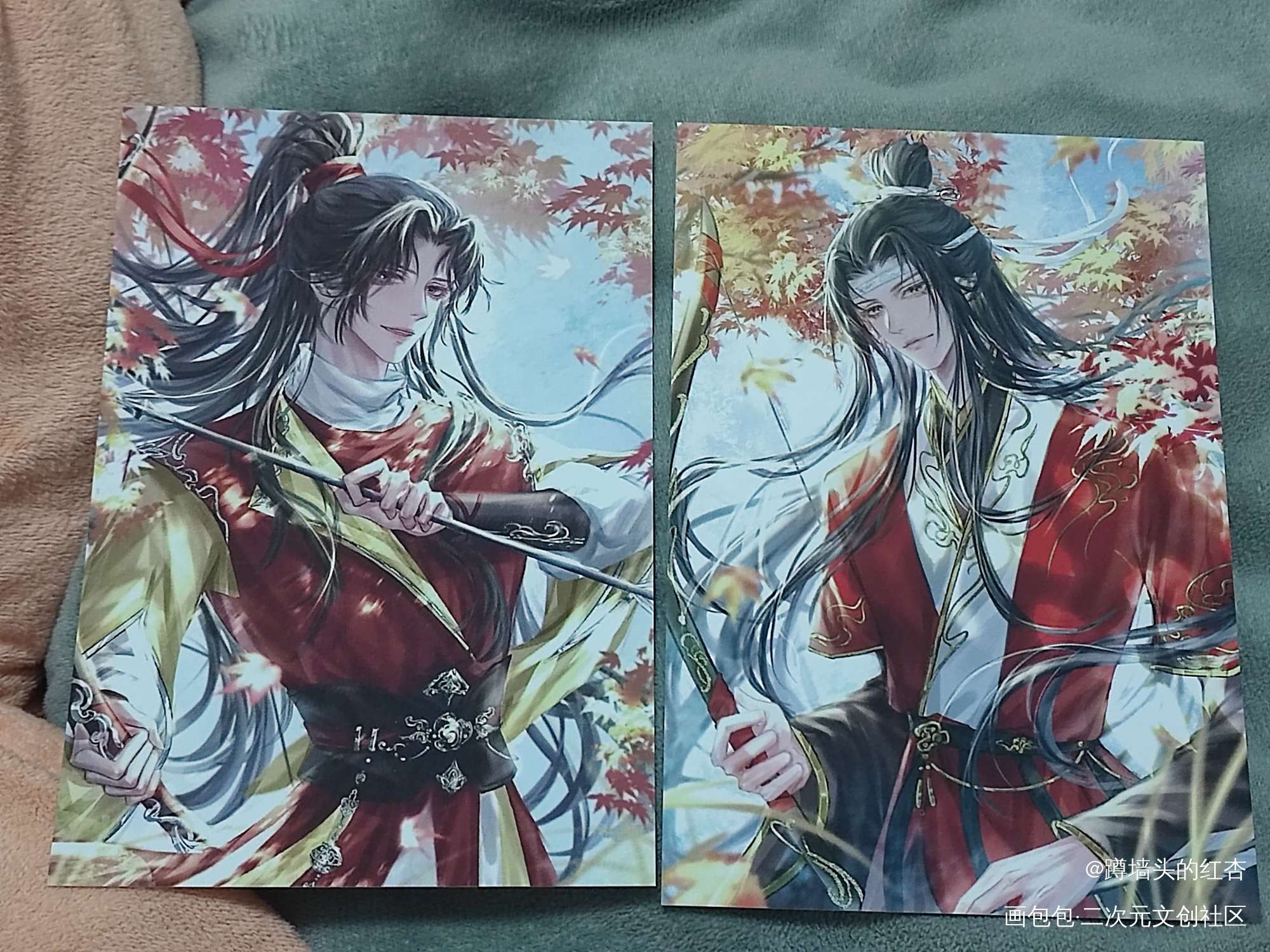 _魔道祖师忘羡蓝忘机魏无羡绘画作品