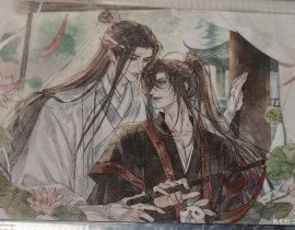 酒酽花浓明信片_绘画作品