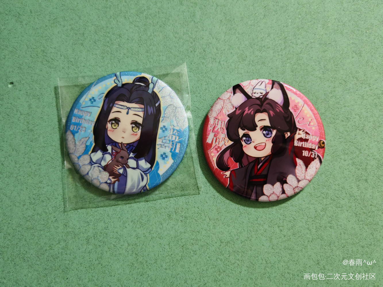 可爱忘羡♥_魔道祖师无料返图蓝忘机·魔道祖师魏无羡·魔道祖师绘画作品