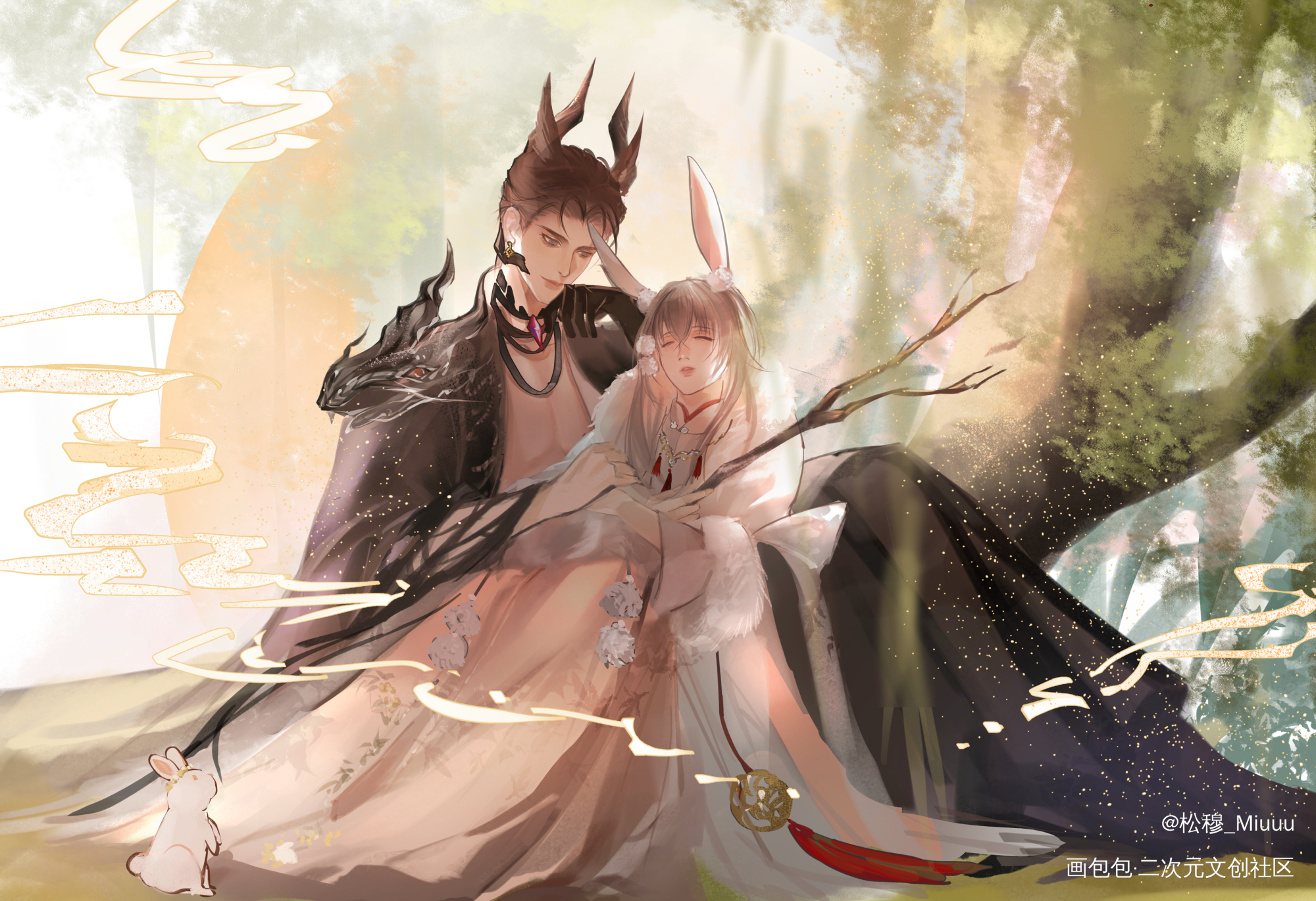 赴山海群秀_娘娘腔188男团群秀绘画作品