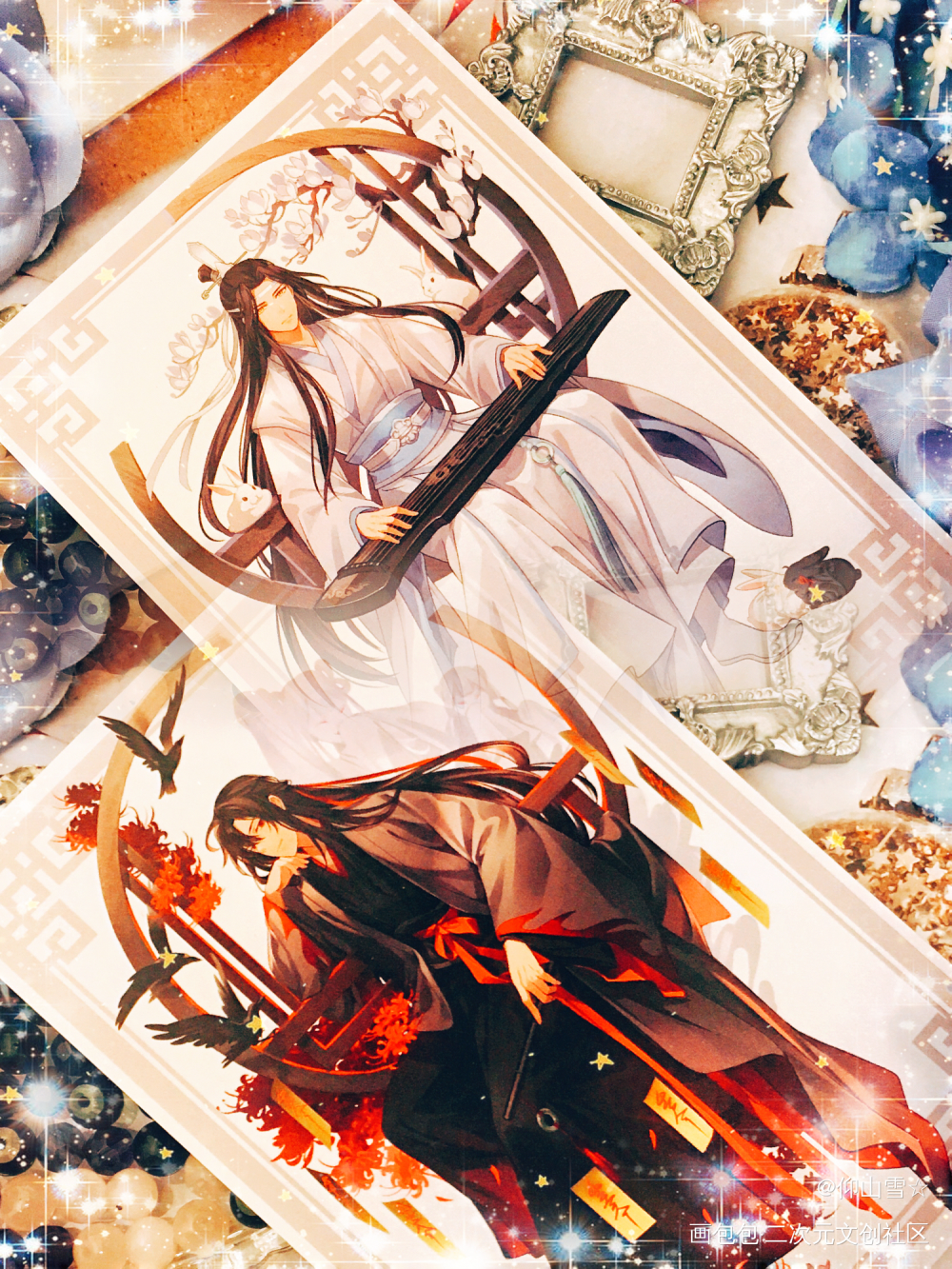 _魔道祖师蓝忘机·魔道祖师魏无羡·魔道祖师绘画作品