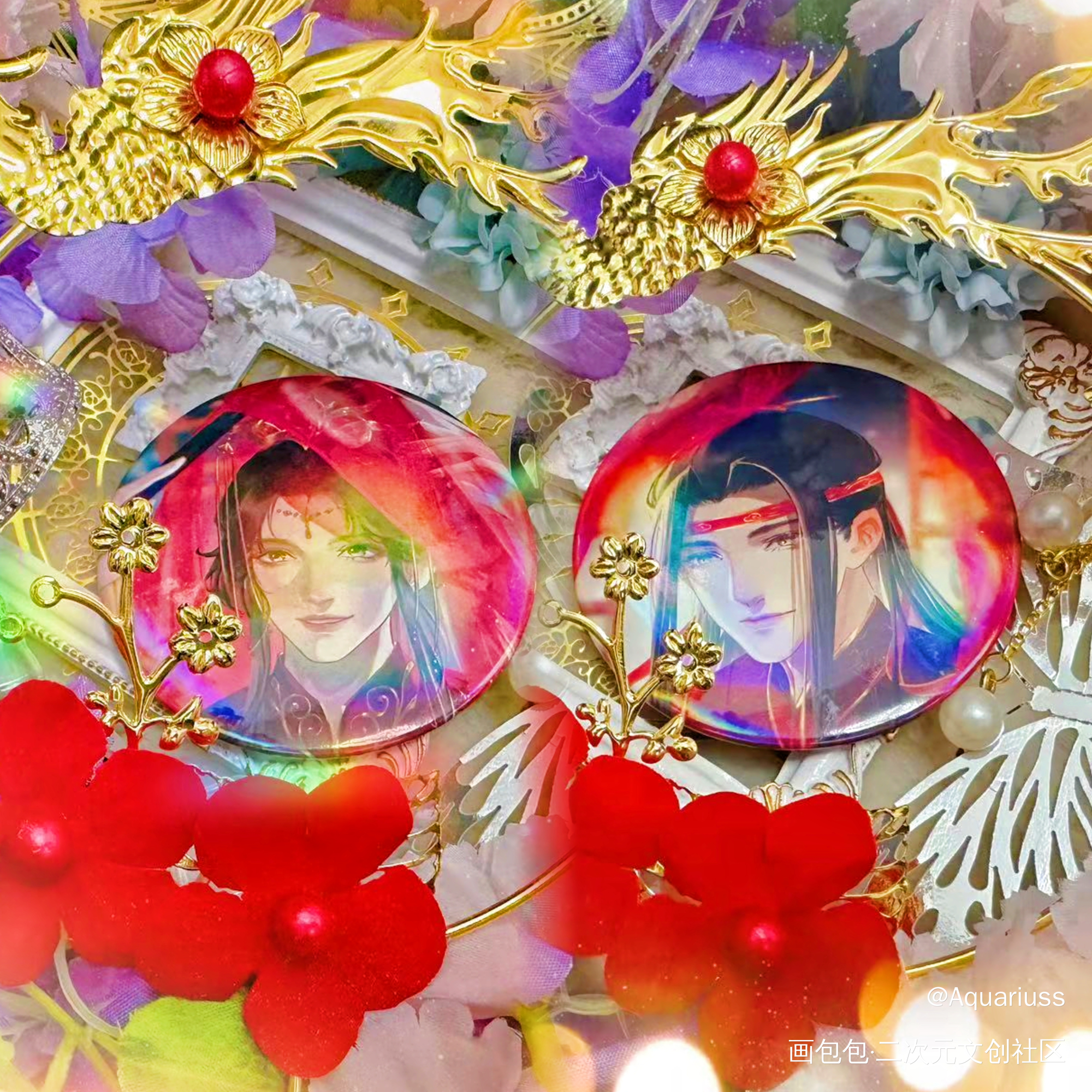 _魔道祖师蓝忘机·魔道祖师魏无羡·魔道祖师绘画作品