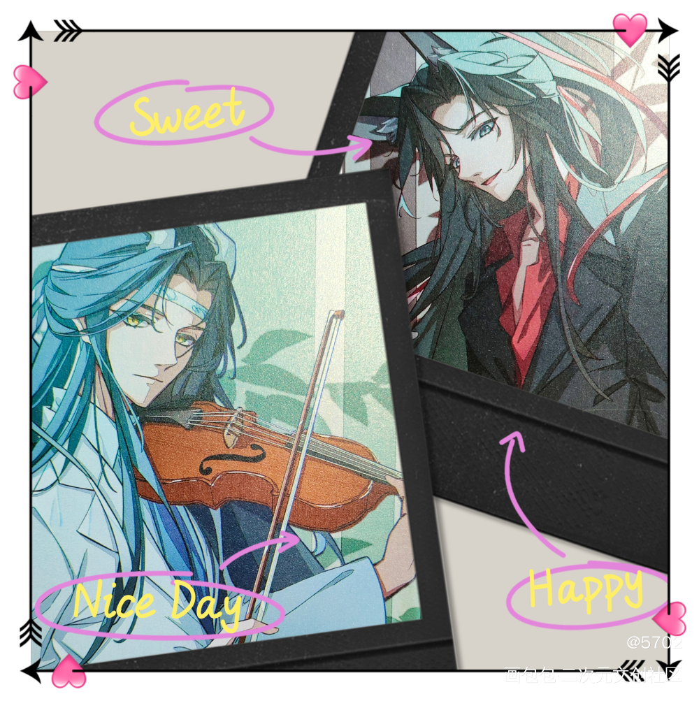 忘羡音乐会_魔道祖师蓝忘机·魔道祖师魏无羡·魔道祖师绘画作品