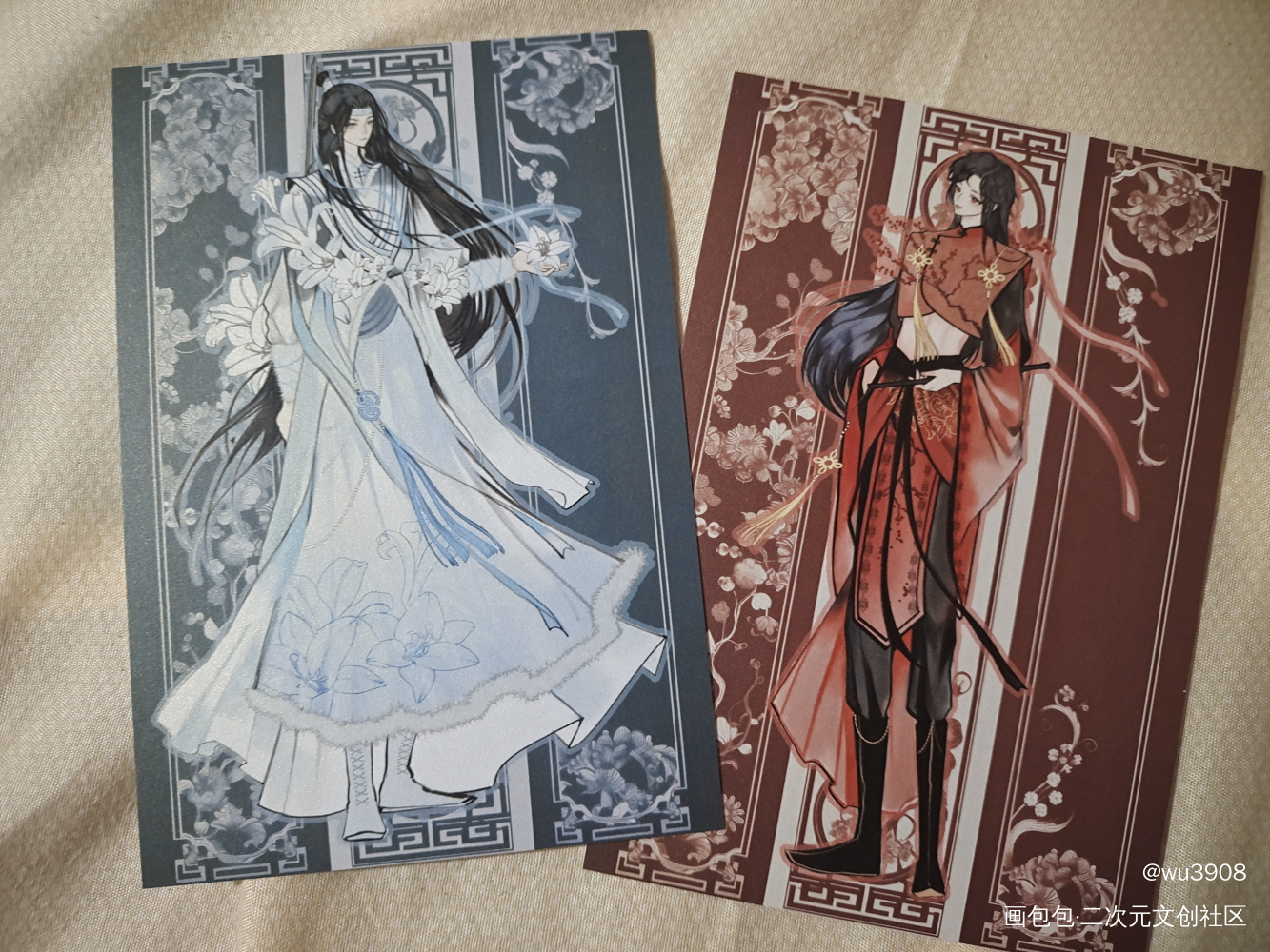 真的太好看啦，谢谢安吉_魔道祖师无料返图绘画作品