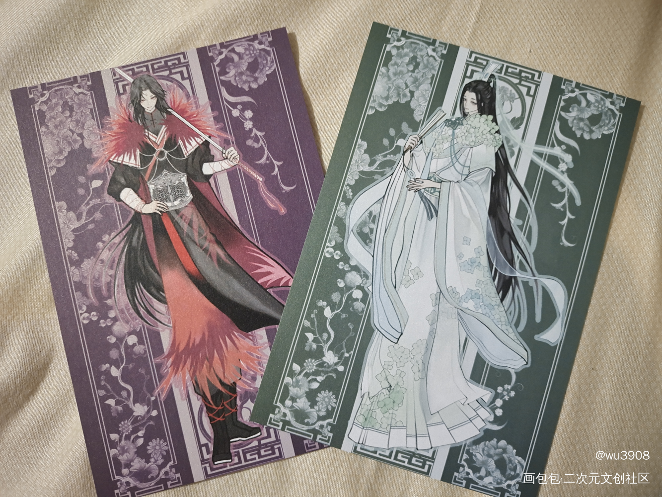 真的太好看啦，谢谢安吉_魔道祖师无料返图绘画作品