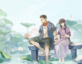 夏天，就是要看荷塘_绘画作品