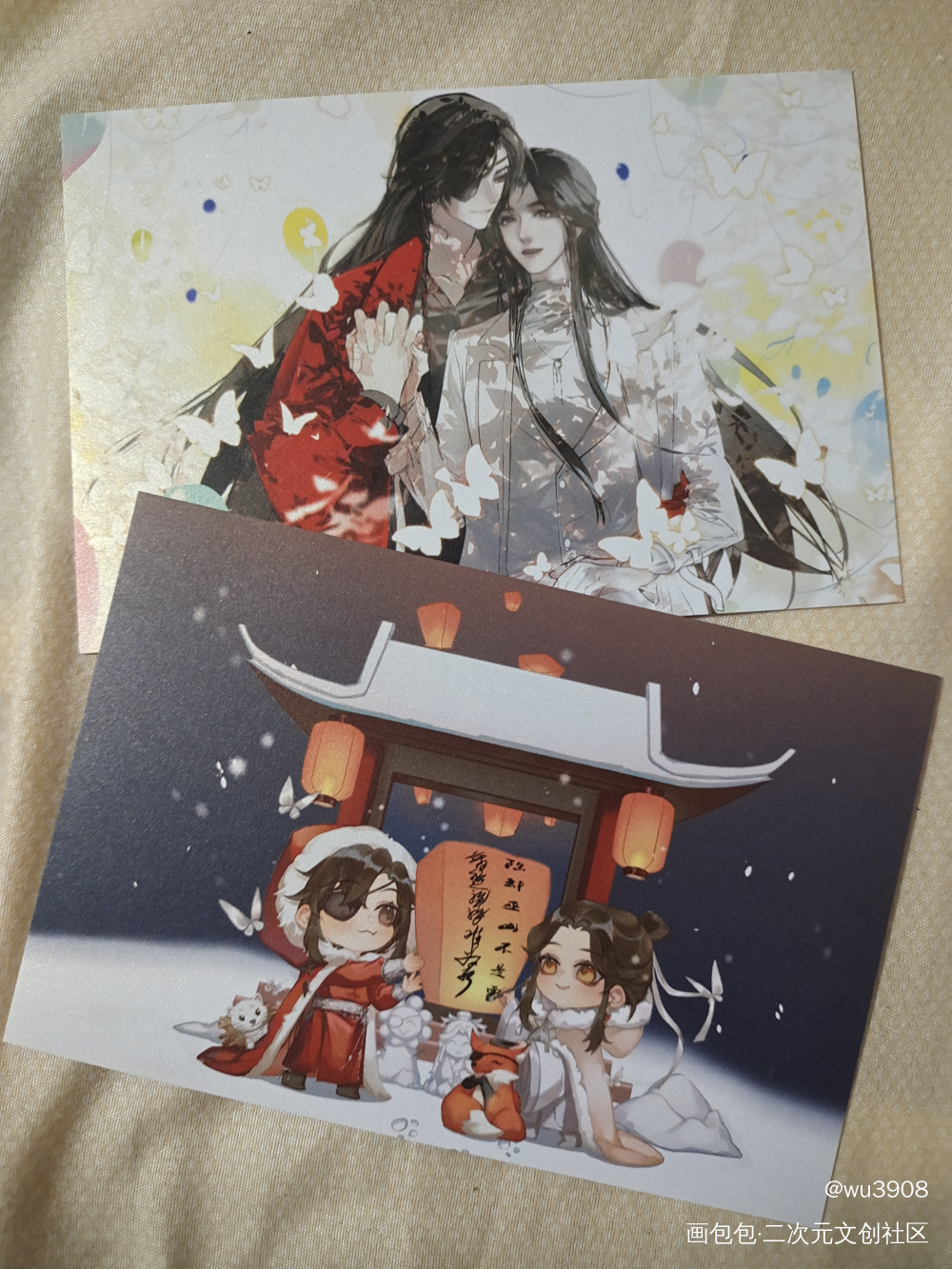 真的太好看啦，谢谢安吉_魔道祖师无料返图绘画作品