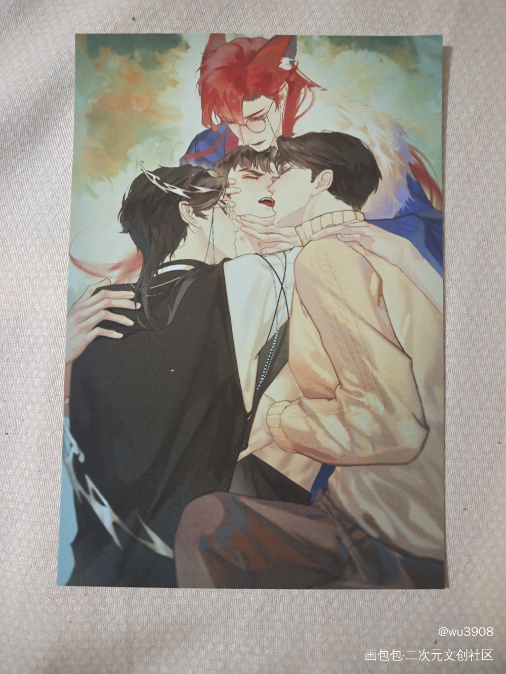 真的太喜欢啦，谢谢弥弥😘😘_188男团无料返图绘画作品