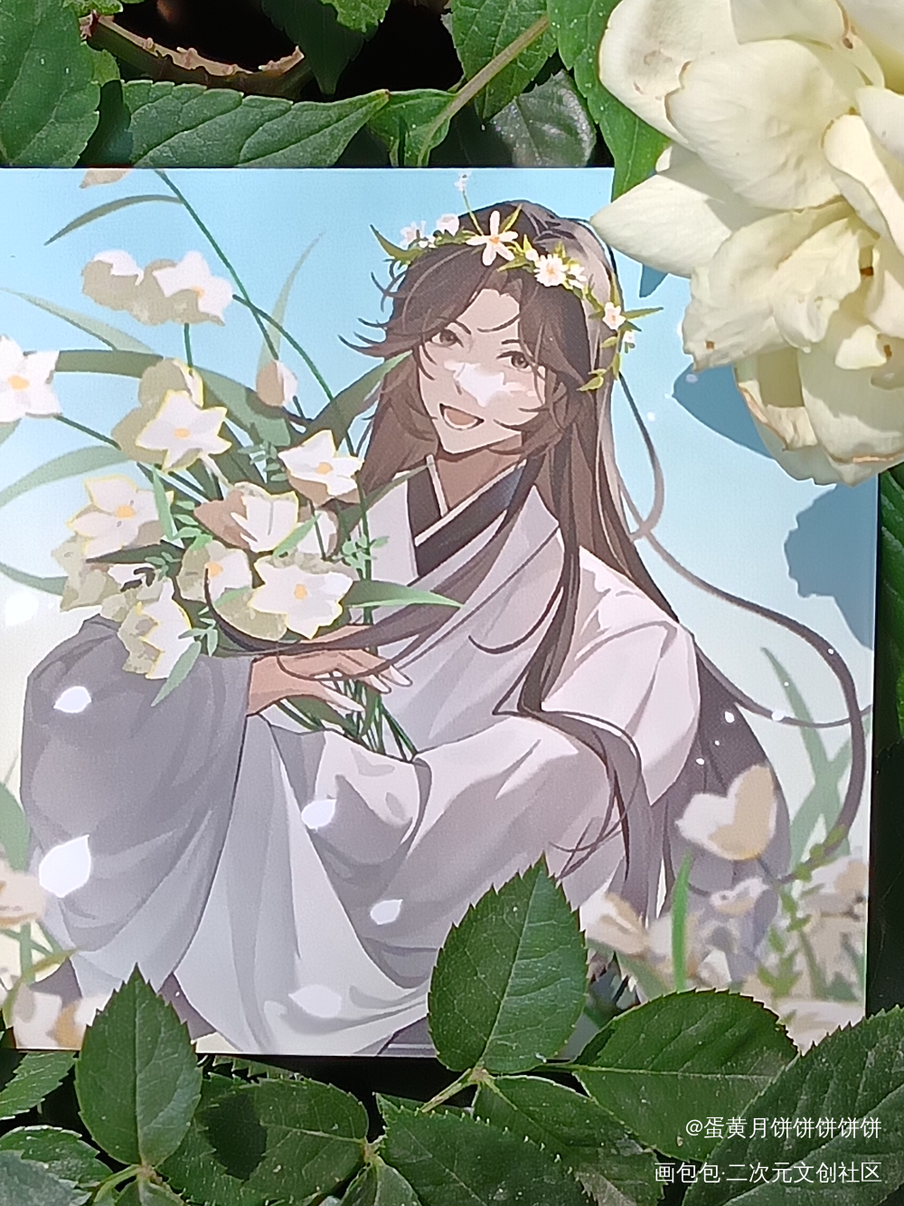 山花烂漫处 你我相见_人渣反派自救系统无料返图洛冰河·人渣反派自救系统沈清秋·人渣反派自救系统绘画作品