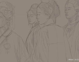 最近的群像练习_绘画作品