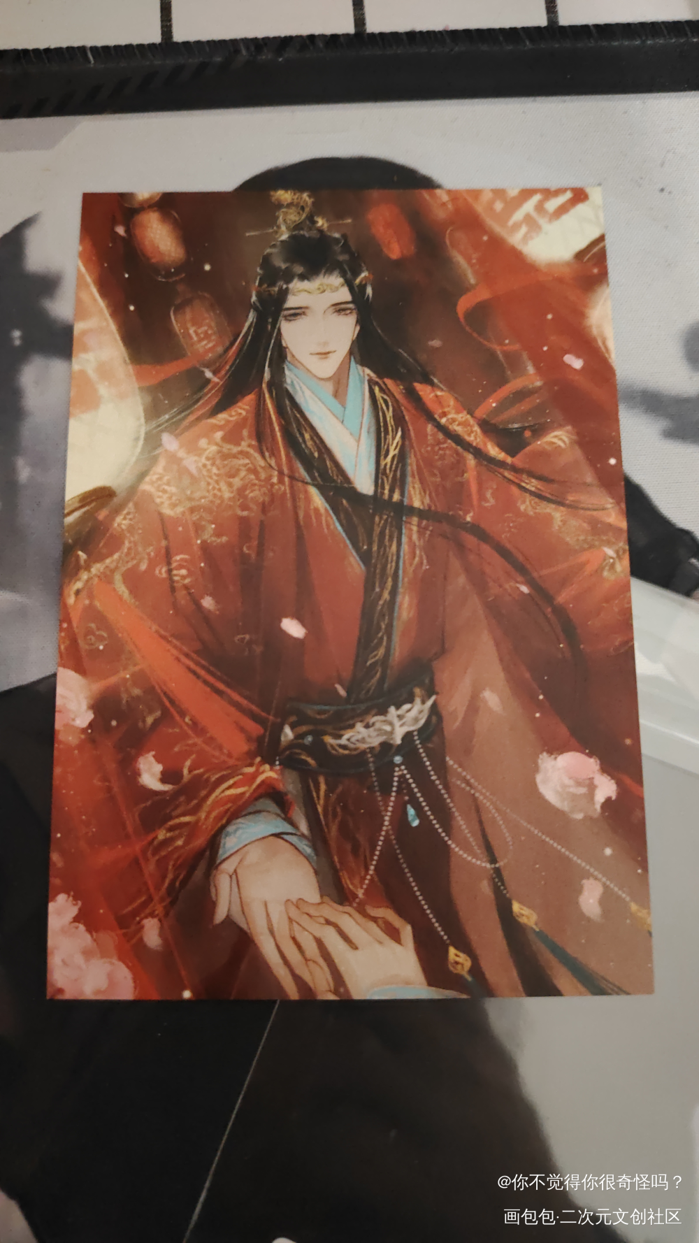 拍的不是很好，但是图真的好看_魔道祖师授权返图蓝忘机绘画作品