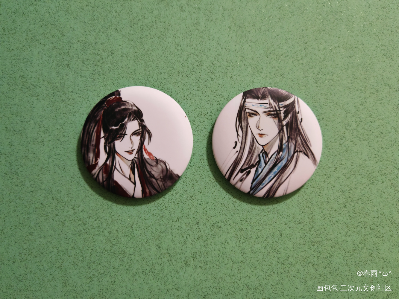 忘羡绝配！_魔道祖师授权返图蓝忘机·魔道祖师魏无羡·魔道祖师绘画作品