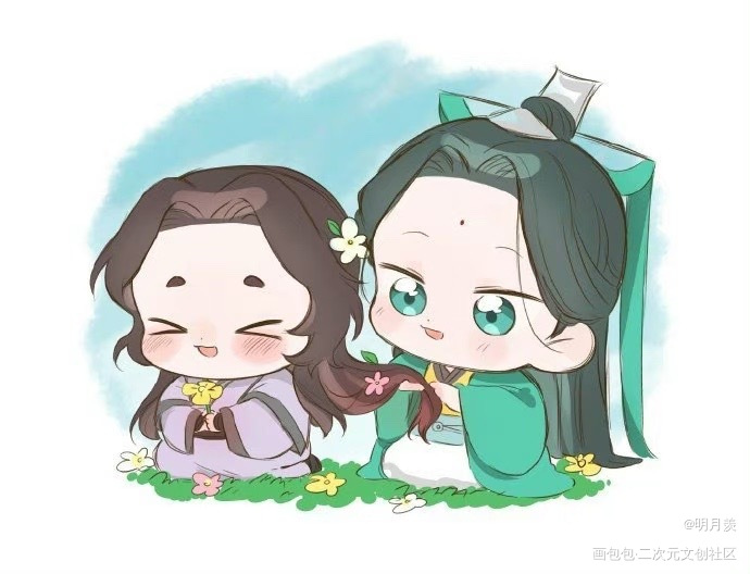 被沈老师当花养大的冰妹_人渣反派自救系统天官赐福魔道祖师花城·天官赐福谢怜·天官赐福洛冰河·人渣反派自救系统沈清秋·人渣反派自救系统蓝忘机·魔道祖师魏无羡·魔道祖师绘画作品