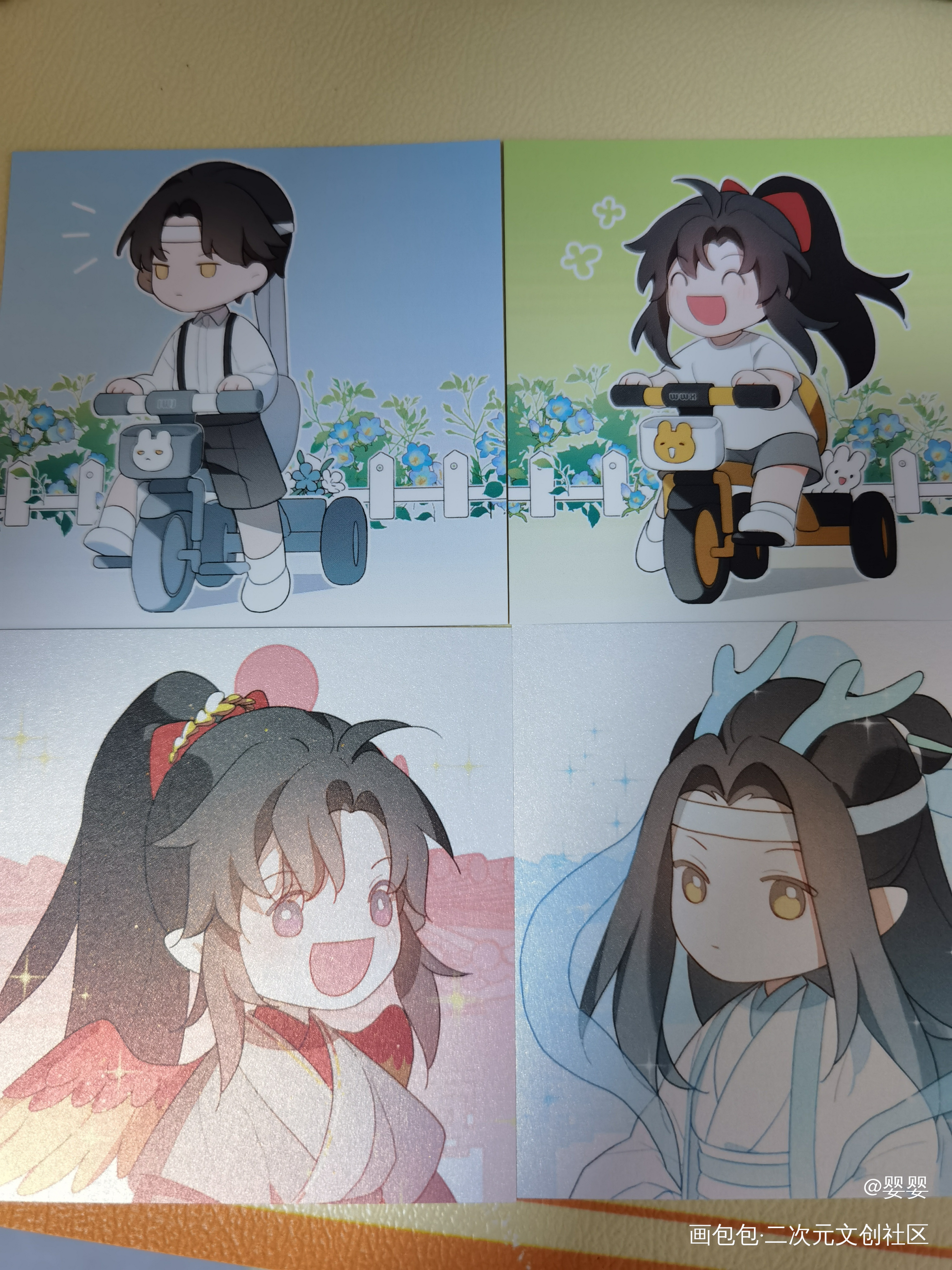 可爱饱饱～_魔道祖师无料返图蓝忘机·魔道祖师魏无羡·魔道祖师绘画作品