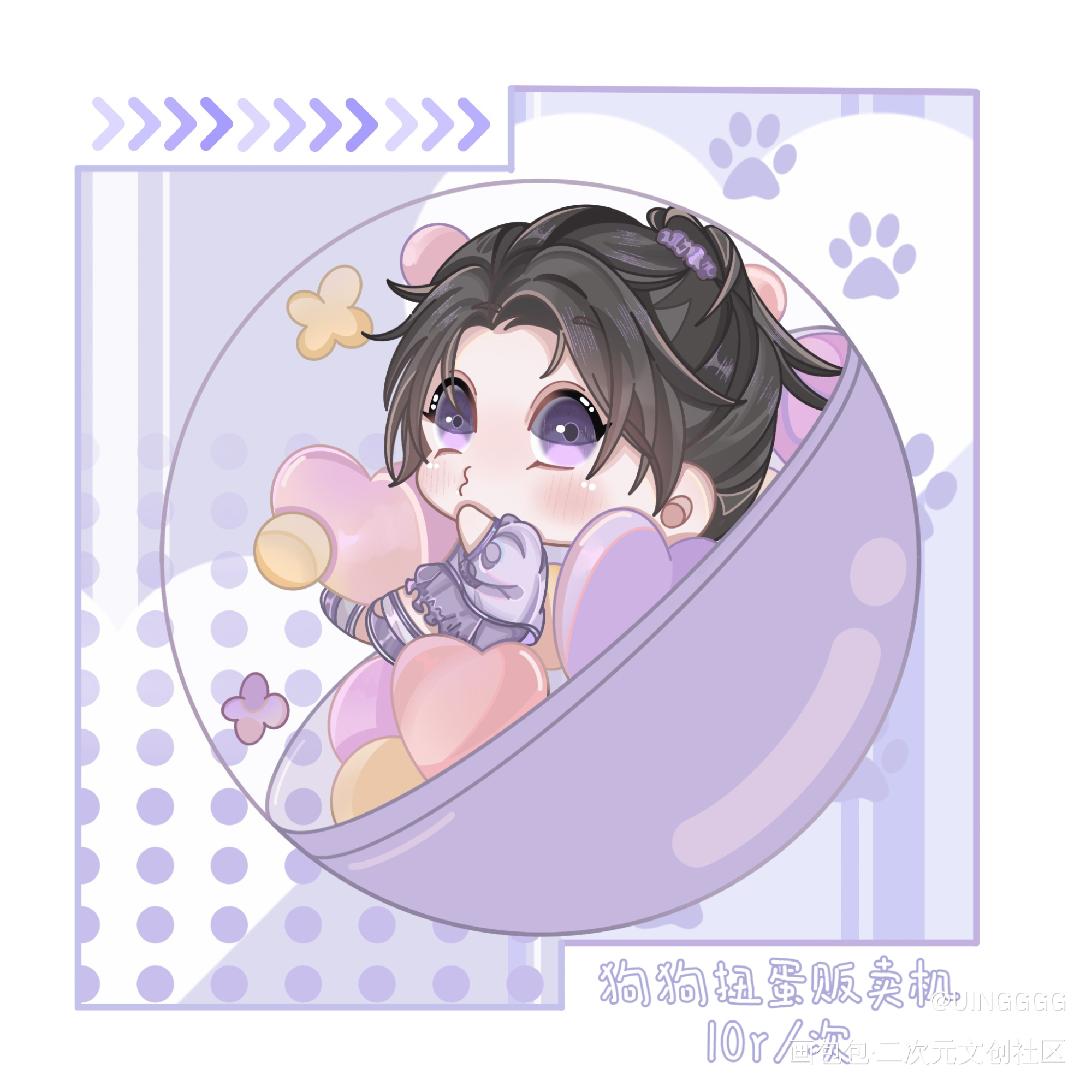 今日开售！_二哈和他的白猫师尊燃晚墨燃楚晚宁绘画作品