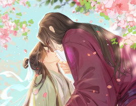 一亲芳泽_绘画作品
