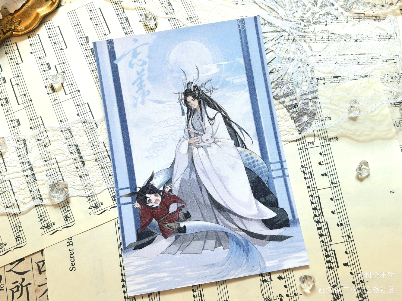 _魔道祖师蓝忘机·魔道祖师魏无羡·魔道祖师绘画作品