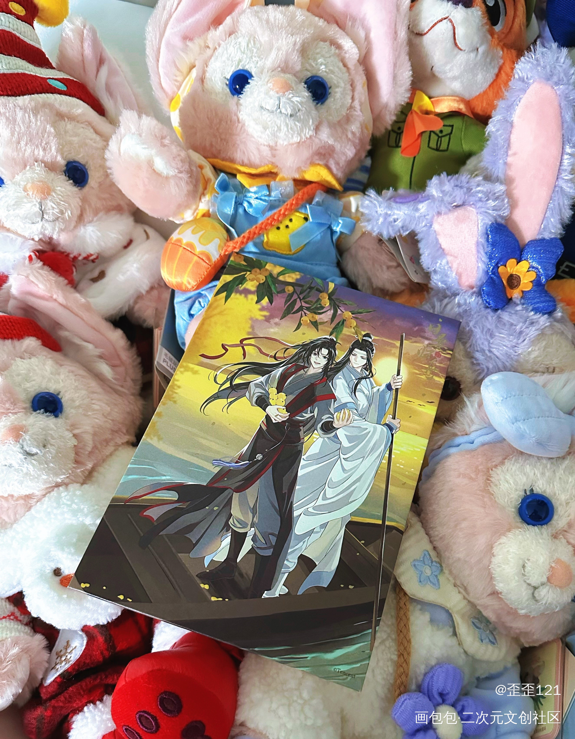宝贝们和宝贝_魔道祖师迪士尼蓝忘机·魔道祖师魏无羡·魔道祖师玲娜贝儿绘画作品