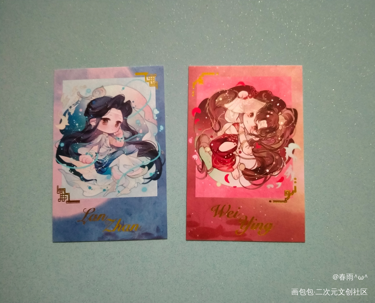 忘羡美美哒！_魔道祖师授权返图蓝忘机·魔道祖师魏无羡·魔道祖师绘画作品