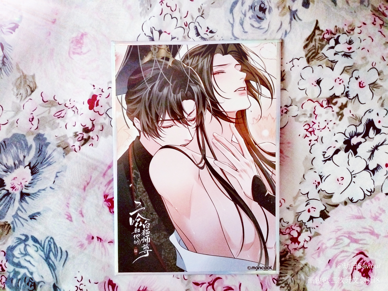 _二哈和他的白猫师尊燃晚墨燃楚晚宁绘画作品