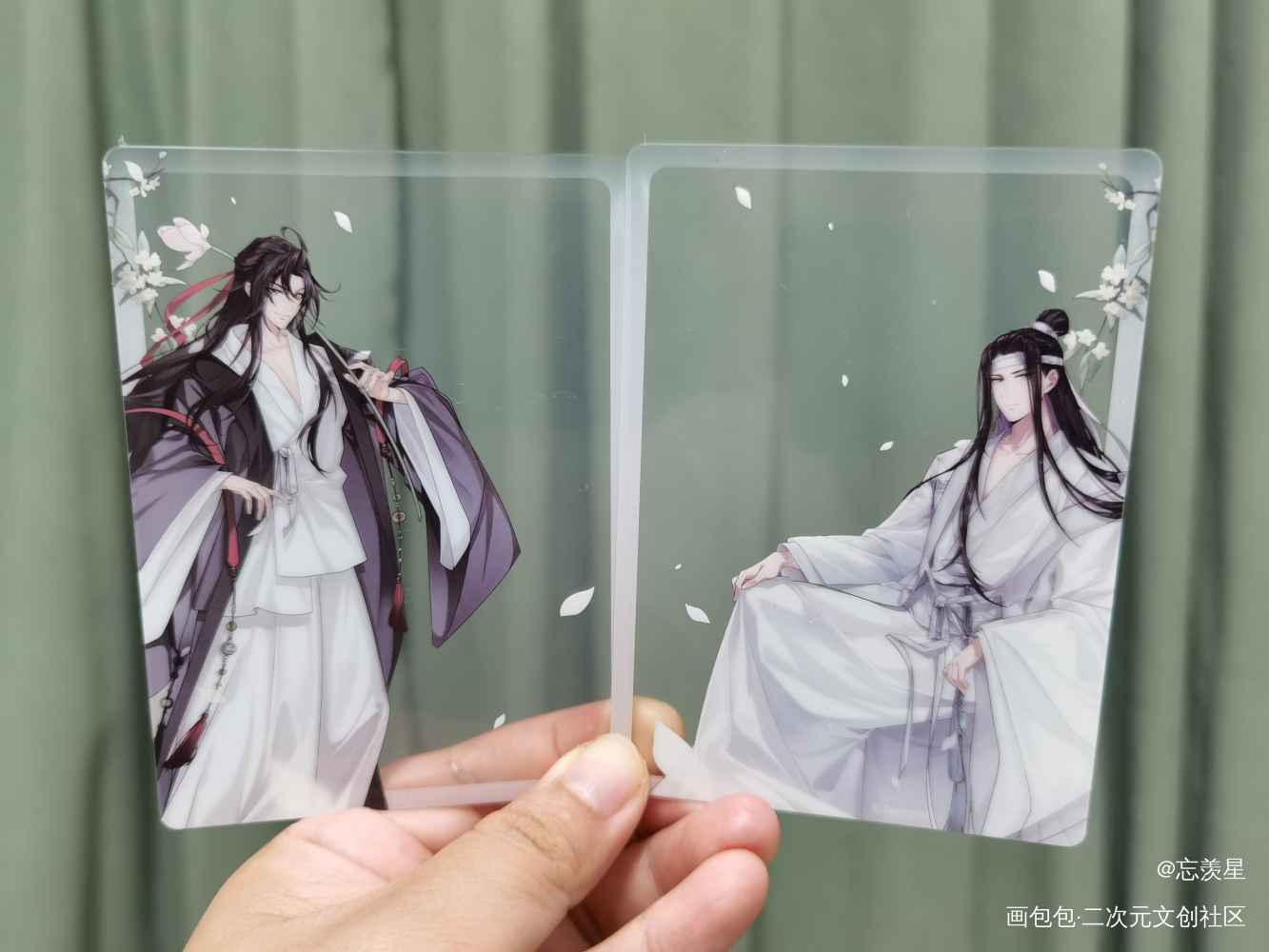 实物很不错_魔道祖师蓝忘机·魔道祖师魏无羡·魔道祖师绘画作品