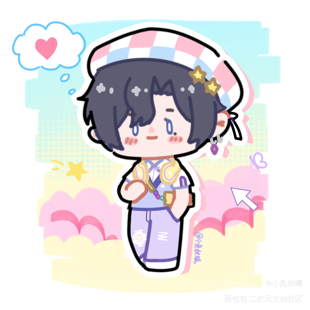 四周年吱吱_LASER林致绘画作品