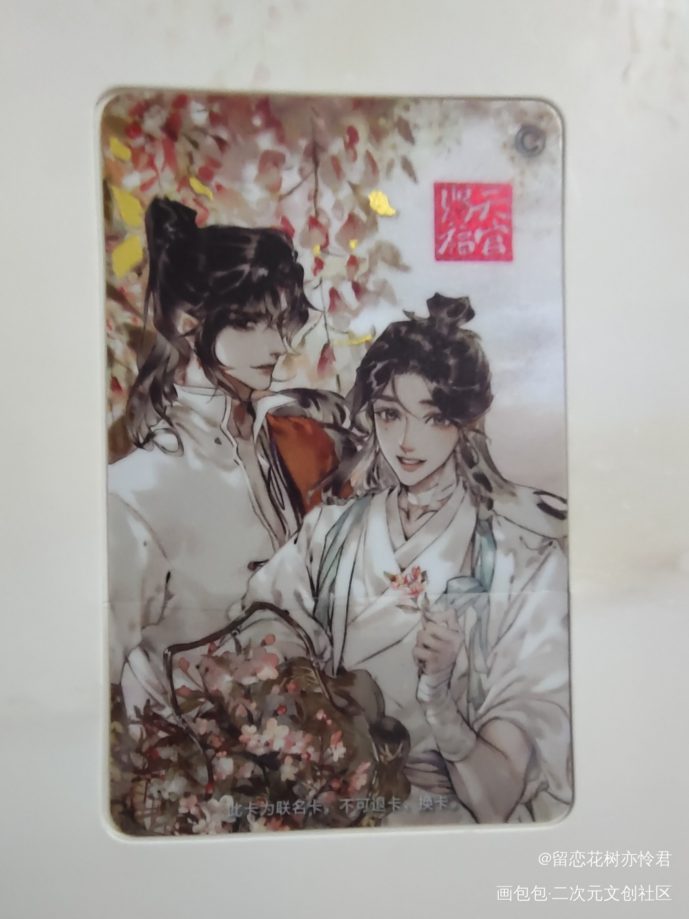 很米的花怜公交卡_天官赐福花城·天官赐福谢怜·天官赐福绘画作品