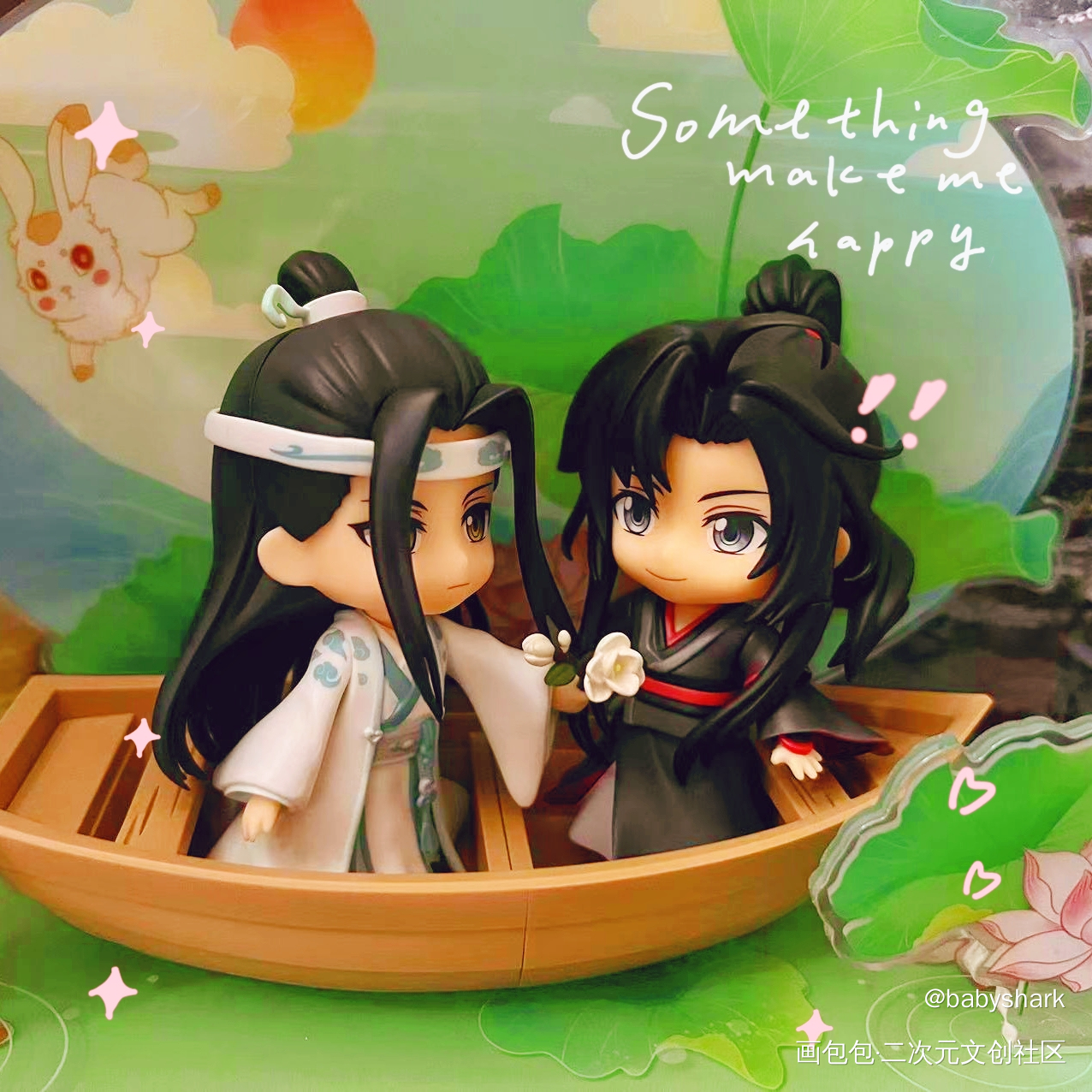 莲坞一梦醉_魔道祖师蓝忘机·魔道祖师魏无羡·魔道祖师绘画作品